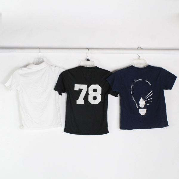 Lot of 3 McMinnville Adventist School & Parks and Rec Youth T-Shirts Size XS