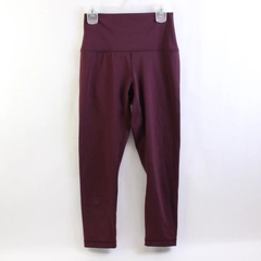 90 Degree by Reflex Plum Purple Capri Leggings Women's Size Small