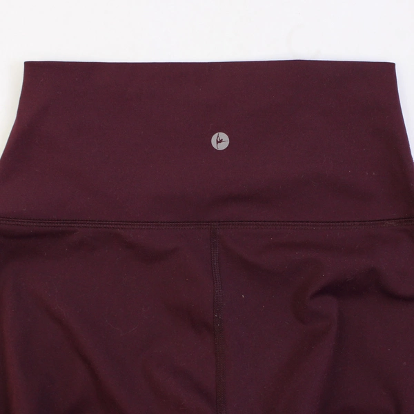 90 Degree by Reflex Plum Purple Capri Leggings Women's Size Small