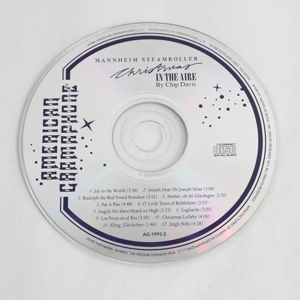 American Gramaphone Manheim Steamroller Christmas In The Aire by Chip Davis 1995