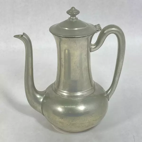 Vintage Cromwell Silver Mfg. Co. Old English Pewter 4 Piece Tea Set