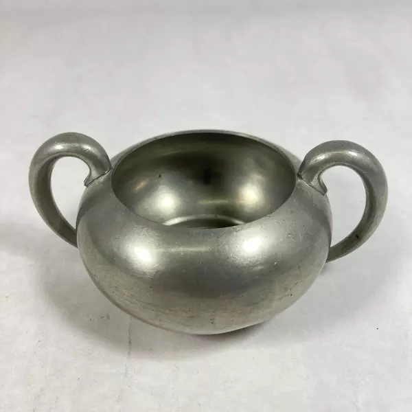 Vintage Cromwell Silver Mfg. Co. Old English Pewter 4 Piece Tea Set