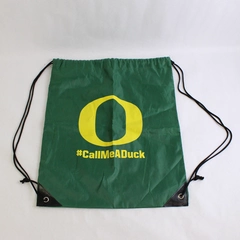 Oregon Ducks Athletic Drawstring Backpack College Fan Gear 14" x 17"