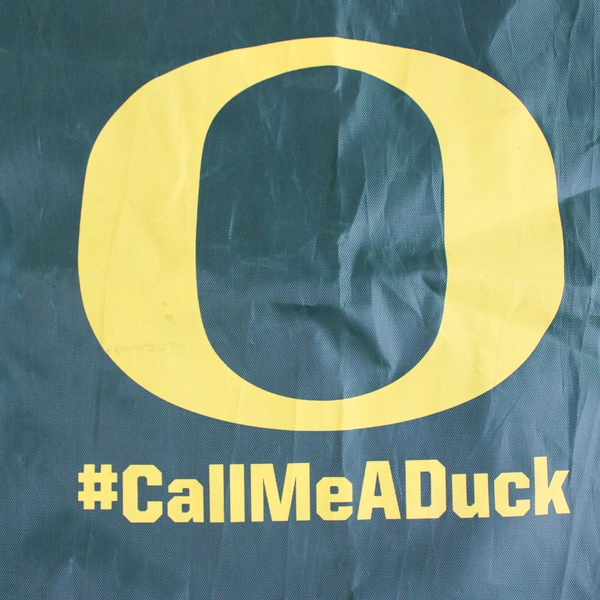 Oregon Ducks Athletic Drawstring Backpack College Fan Gear 14" x 17"