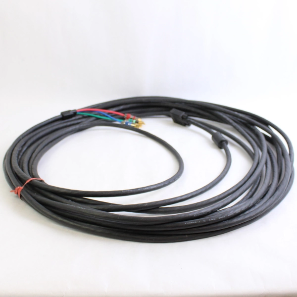 50ft RCA to VGA Cable Black Video Audio Adapter Connector Cord