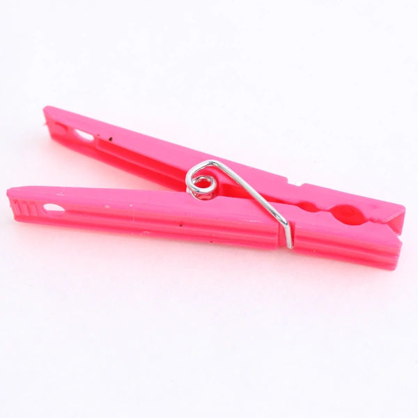 Lot of 50 Multi-Colored Plastic Laundry Clothes Pins Hanging Clips or Craft Use