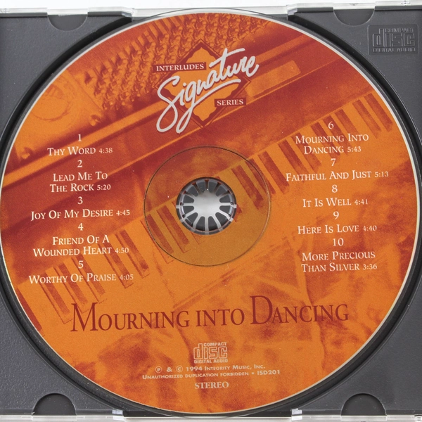 Mourning into Dancing CD by Mark Gasbarro 1994 Integrity Music Piano