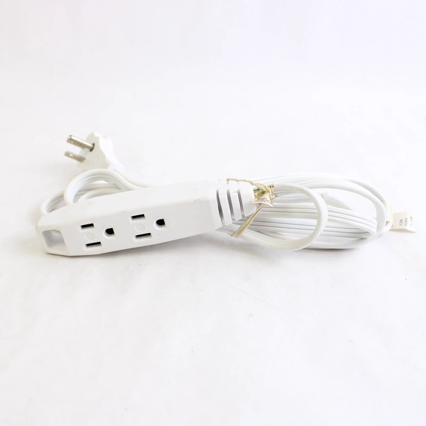 Lot of 2 Three Peg Extension Chords 9 Feet and 6 Feet