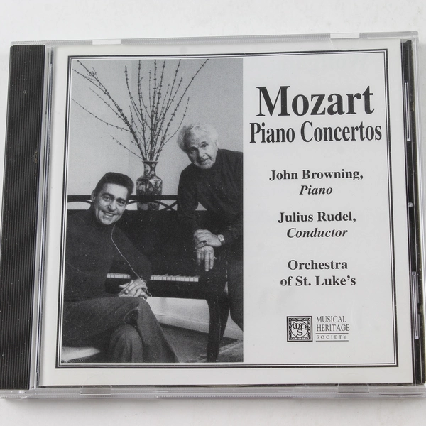 Mozart Piano Concertos CD John Browning Julius Rudel St. Luke's 1995 MHS