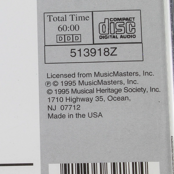 Mozart Piano Concertos CD John Browning Julius Rudel St. Luke's 1995 MHS