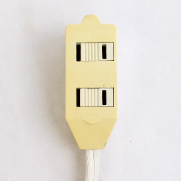 15 Ft 2-Prong Extension Cord Power Cable Outlet Saver White