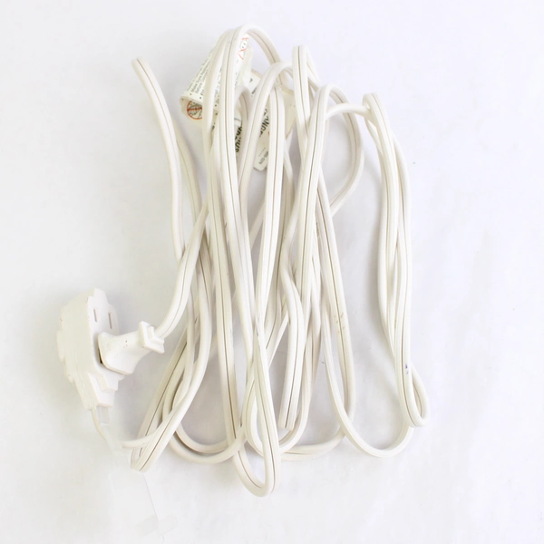 Lot of 2 Two Peg Extension Cords 15 Foot Power Cord Electrical Supplies