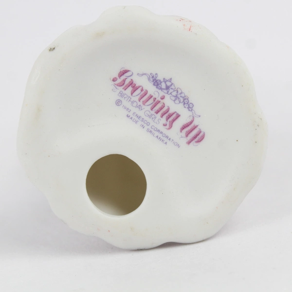 Vintage 1982 Enesco Growing Up Girls Figurine Age 4 Collectible Sculpture