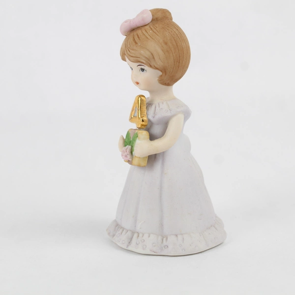 Vintage 1982 Enesco Growing Up Girls Figurine Age 4 Collectible Sculpture