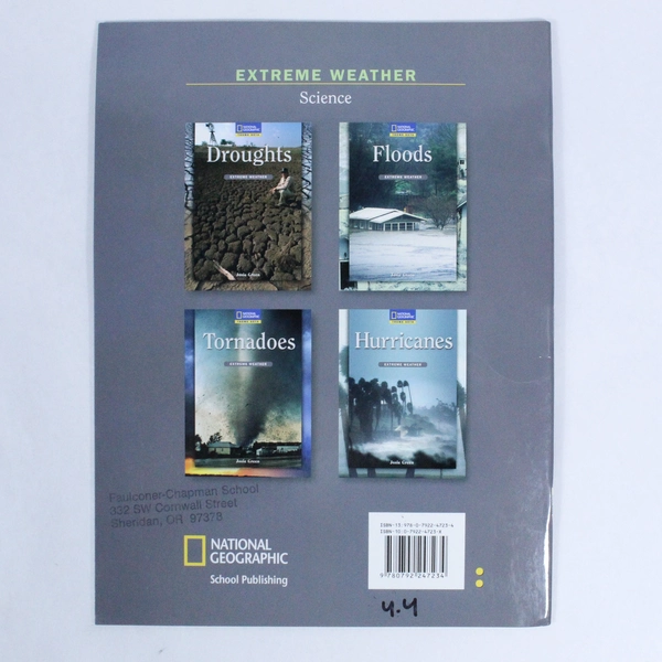 Lot of 6 National Geographic Floods Books - Extreme Weather Theme