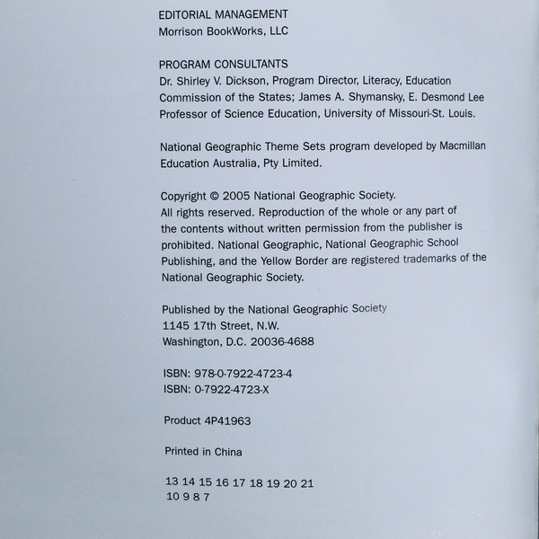 Lot of 6 National Geographic Floods Books - Extreme Weather Theme