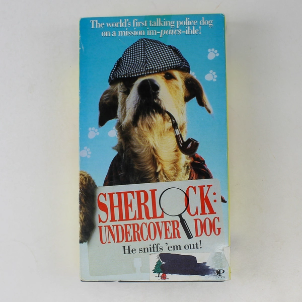 Sherlock Undercover Dog 1994 VHS Tape Columbia Tristar