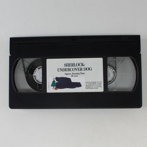 Sherlock Undercover Dog 1994 VHS Tape Columbia Tristar