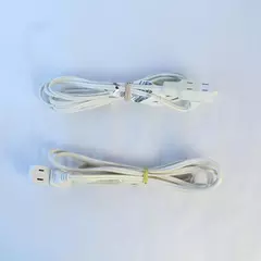 Lot of 2 Two-Prong 9ft Extension Cords Electrical Power Cords Home Use
