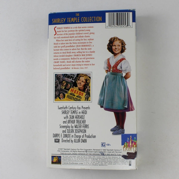 Heidi 1965 VHS Shirley Temple Movie Classic