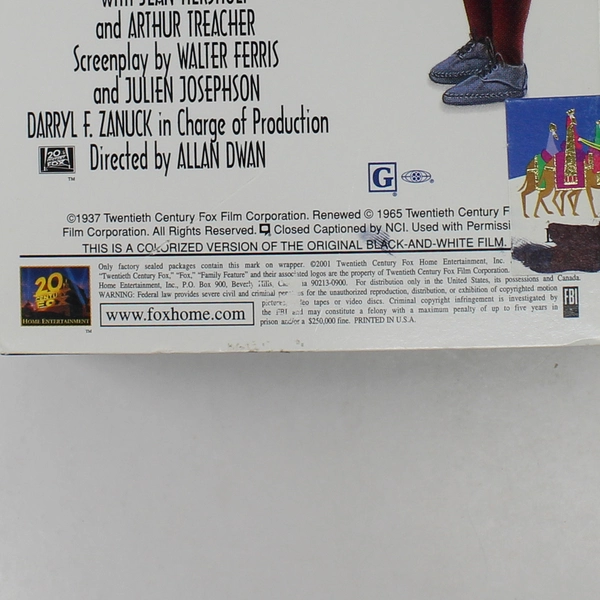 Heidi 1965 VHS Shirley Temple Movie Classic