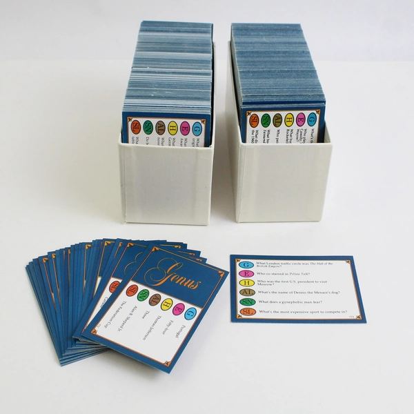 Vintage Trivial Pursuit Master Game Genus Edition Board Game Used 1981