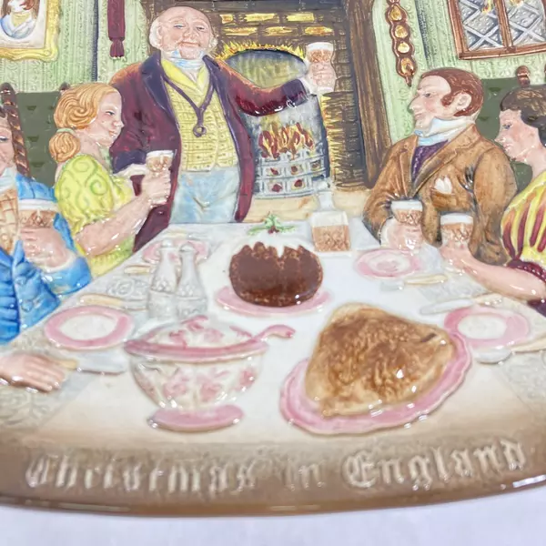 Vintage 1972 First Edition Beswick Royal Doulton Christmas Plate 8"