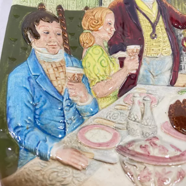 Vintage 1972 First Edition Beswick Royal Doulton Christmas Plate 8"