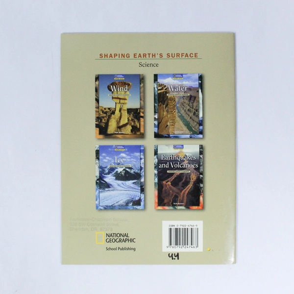 Lot of 6 Nat Geo Shaping Earth's Surface Books by Nash Kramer 2005