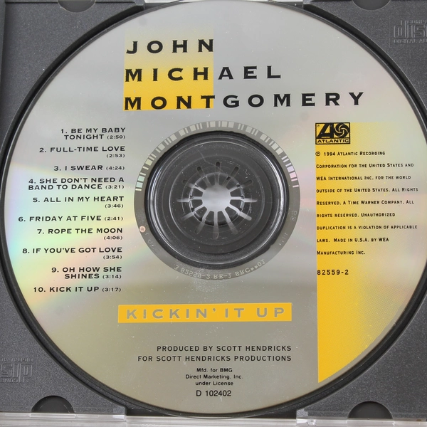 John Michael Montgomery Kickin' It Up CD 1994 Atlantic Pre-Owned