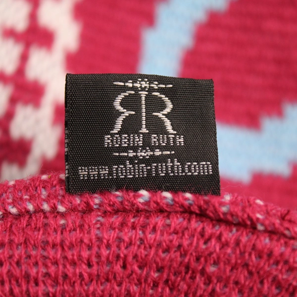 Robin Ruth Winter Infinity Scarf Circular Colorado Pink White Blue 100% Acrylic