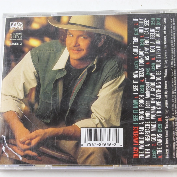 Tracy Lawrence I See It Now CD 1994 Atlantic Country Music Good Condition