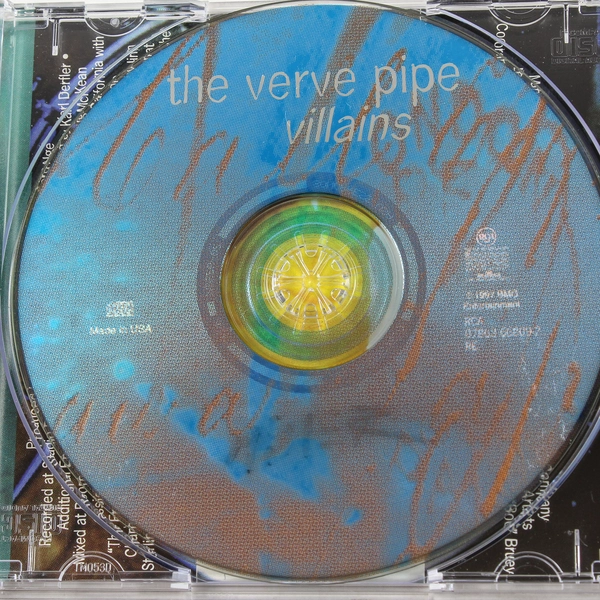The Verve Pipe Villains CD 1996 | Good Pre-Owned Condition | Alternative Rock