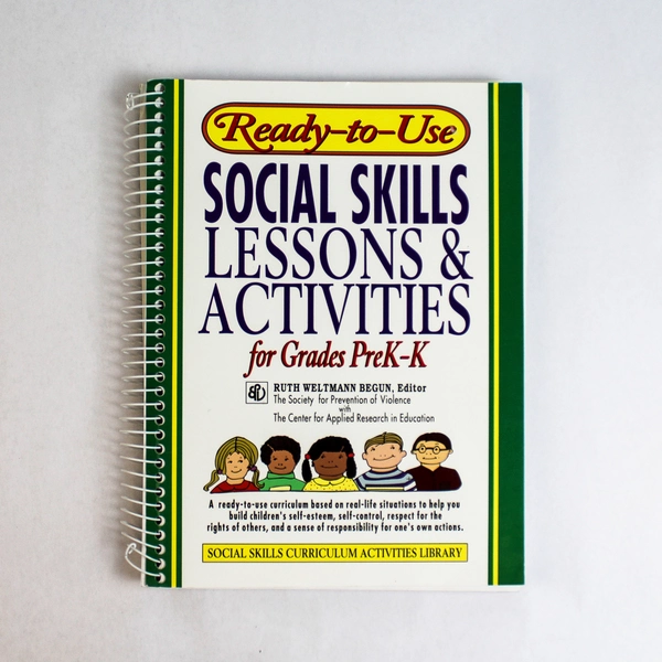 Ready To Use Social Skills Lessons & Activities 1995 Simon & Schuster Spiral