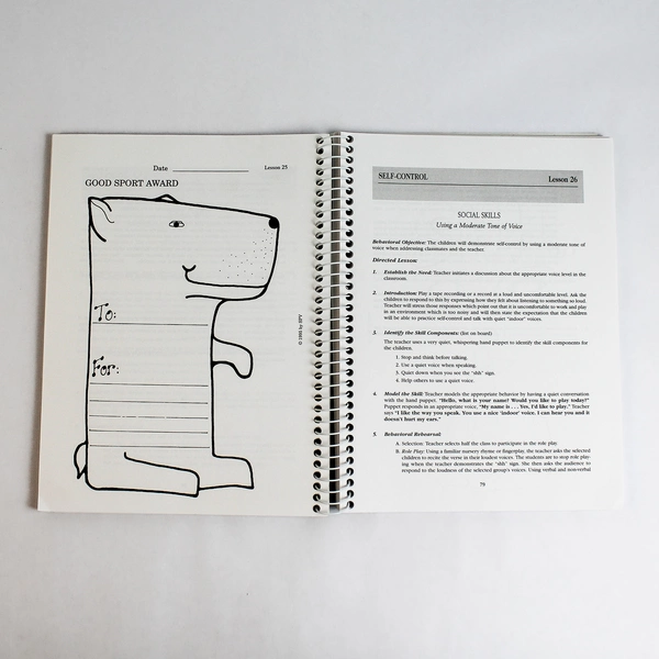 Ready To Use Social Skills Lessons & Activities 1995 Simon & Schuster Spiral