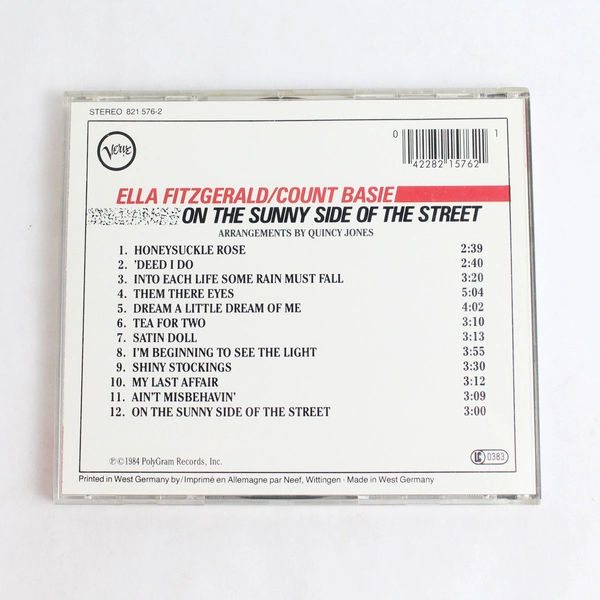 On The Sunny Side Of The Street Ella & Basie CD 1984 Verve PolyGram Records