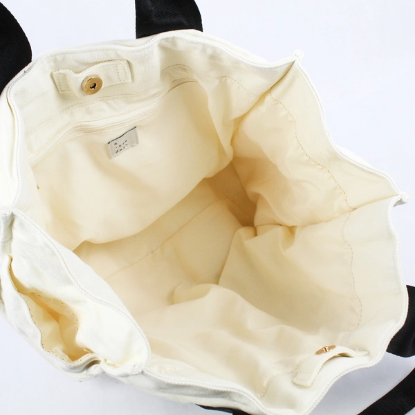 A New Day White Shoulder Bag Black Straps Women's Handbag Elegant Design