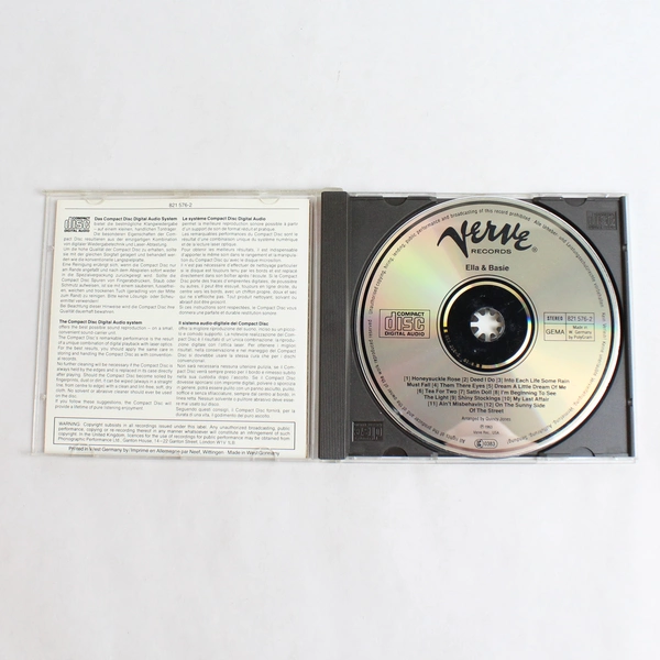 On The Sunny Side Of The Street Ella & Basie CD 1984 Verve PolyGram Records