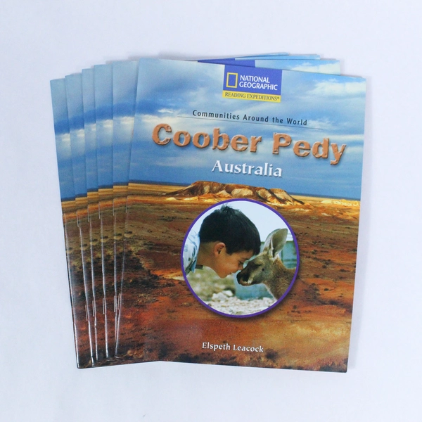Lot of 6 National Geographic Coober Pedy Books by Elspeth Leacock, Good