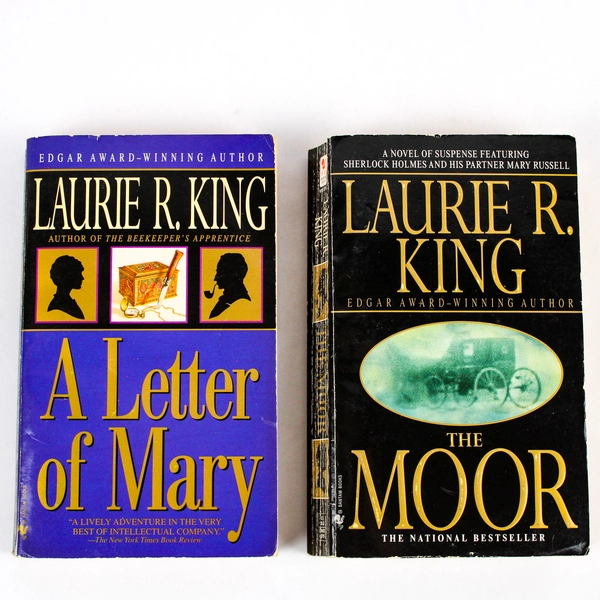 A Letter of Mary and The Moor by Laurie R. King Paperback Lot of 2