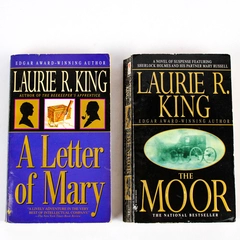 A Letter of Mary and The Moor by Laurie R. King Paperback Lot of 2