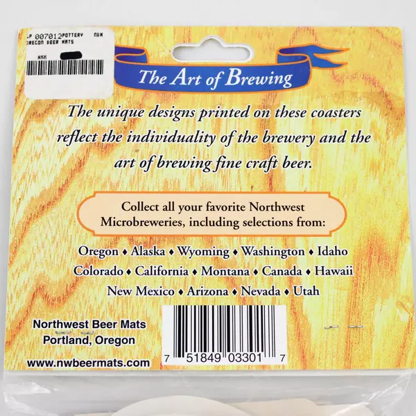 Microbreweries & Brewpubs Great Northwest Oregon Series 1 Beer Mats NEW