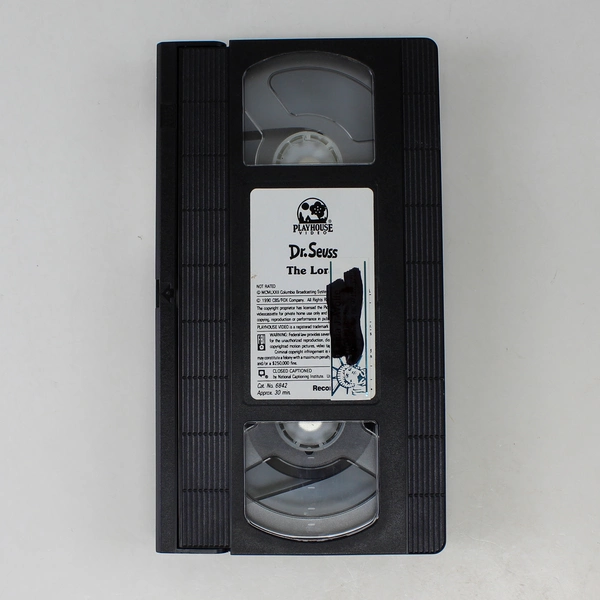 Dr. Seuss The Lorax VHS Video Tape 1989
