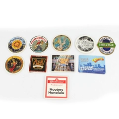 Lot of 23 Assorted Cardboard Bar Coasters Breweries Collectible Beer Pub