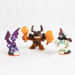 Lot of 3 Skylanders Figures Cynder & Fright Rider Activision Wallop McDonald's