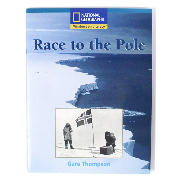 Lot of 6 National Geographic Race to the Pole Books by Gare Thompson