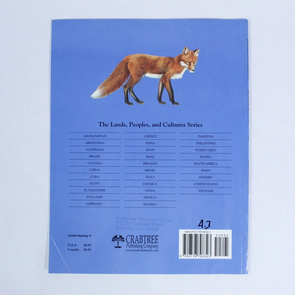 England The Land by Erinn Banting 2012 Bobbie Kalman Book - Good Condition