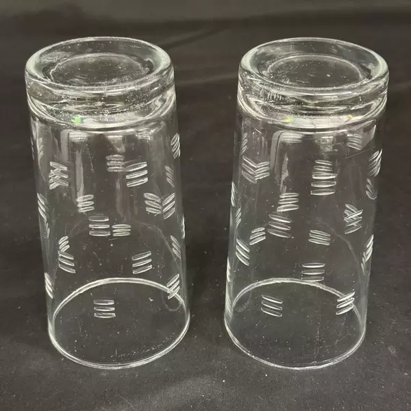 Lot of 2 Libbey Windsor Highball Glasses 5.5 Inch Clear Drinkware Barware