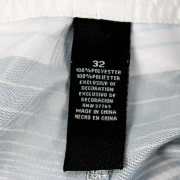 Gotcha Men's Size 32 Surf Skate Board Shorts Polyester Blue Stripe