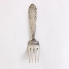 Vintage Winthrop Silver Plate Baby Fork, Collectible Tableware Bear